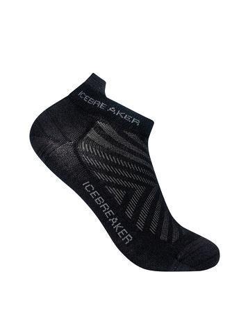 Black / Monsoon Icebreaker Merino Run+ Ultralight Micro Women's Socks | AU 1409AHKP